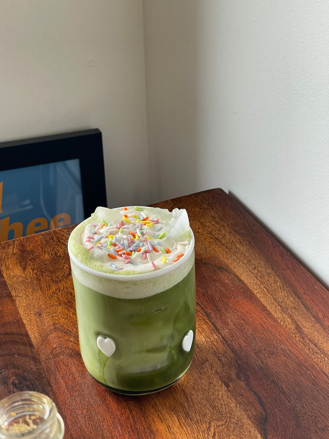 Birthday Cake Matcha Latte